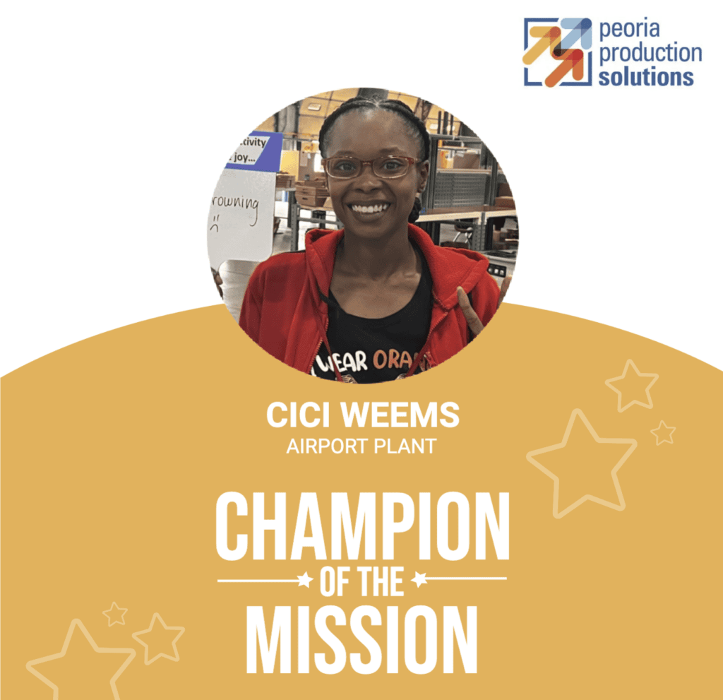 CiCi Weems is a mission champion